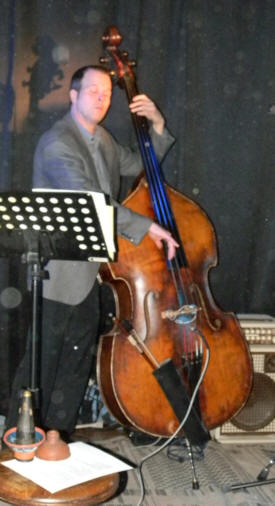 Justin Meyer on double-bass