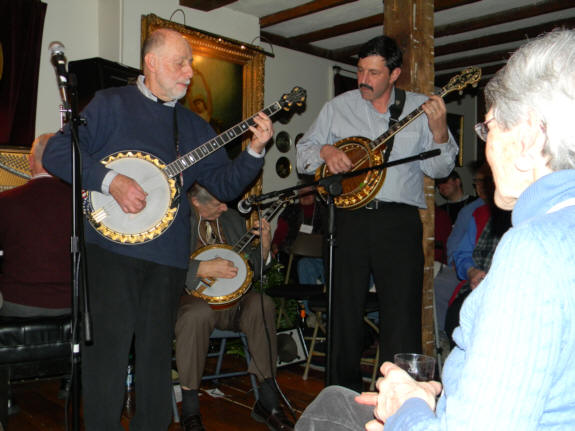 Joel, Jimmy, And Bob on banjos