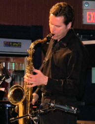 young and handsome, Ed Harland, tenor sax