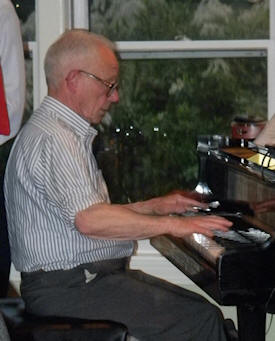 Robin on piano