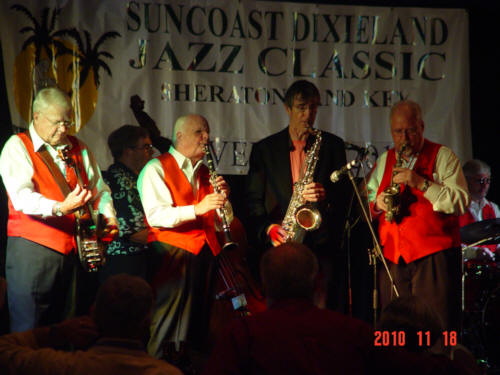 Barbary Coast Band in red vests