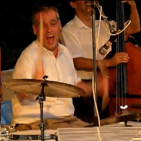 Steve wild on drums